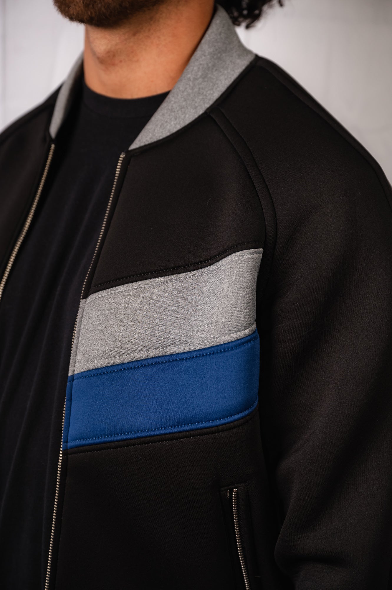 Men's Striped Tracksuit - Main Image