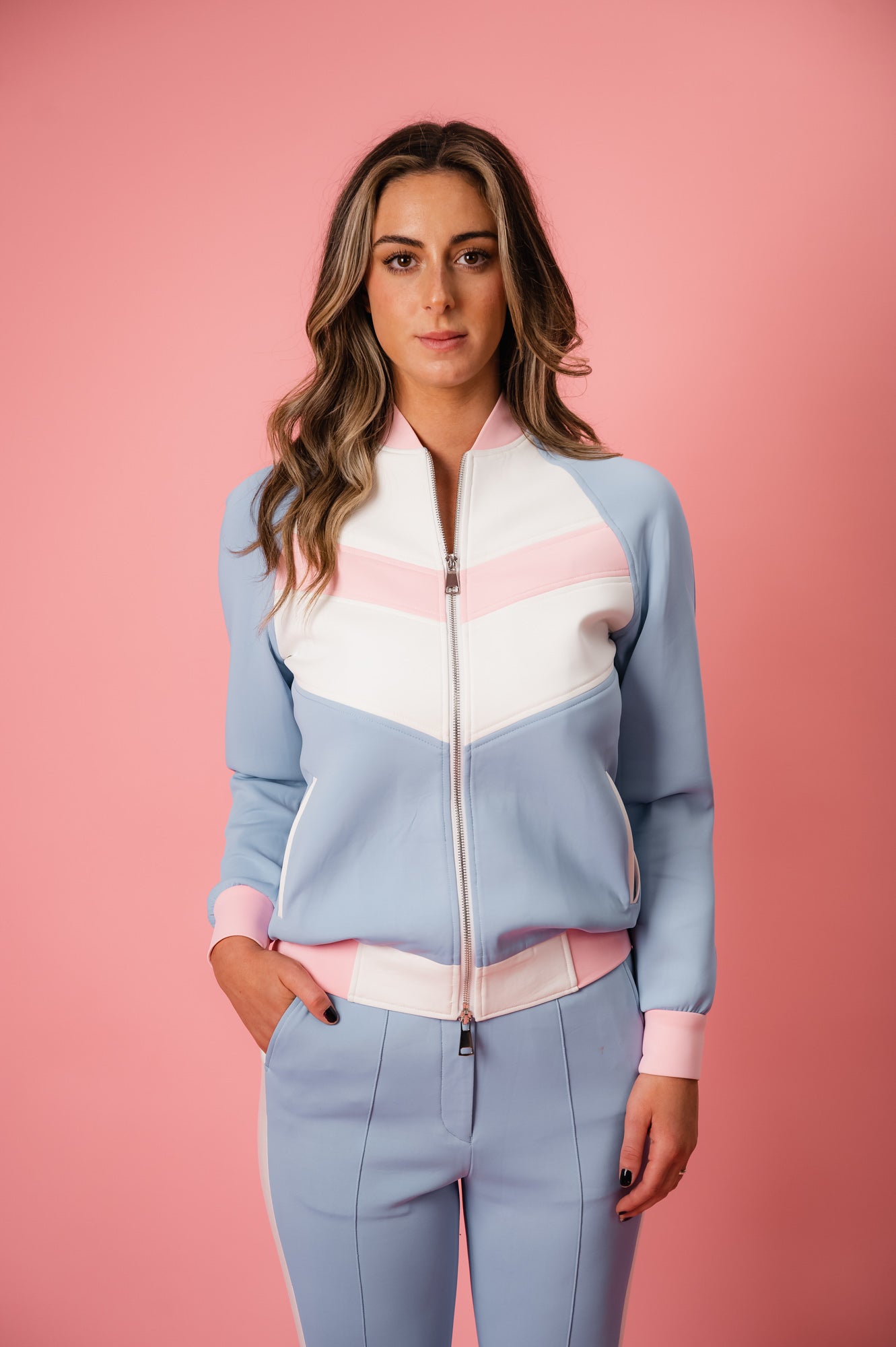 Women's Powder Blue Tracksuit